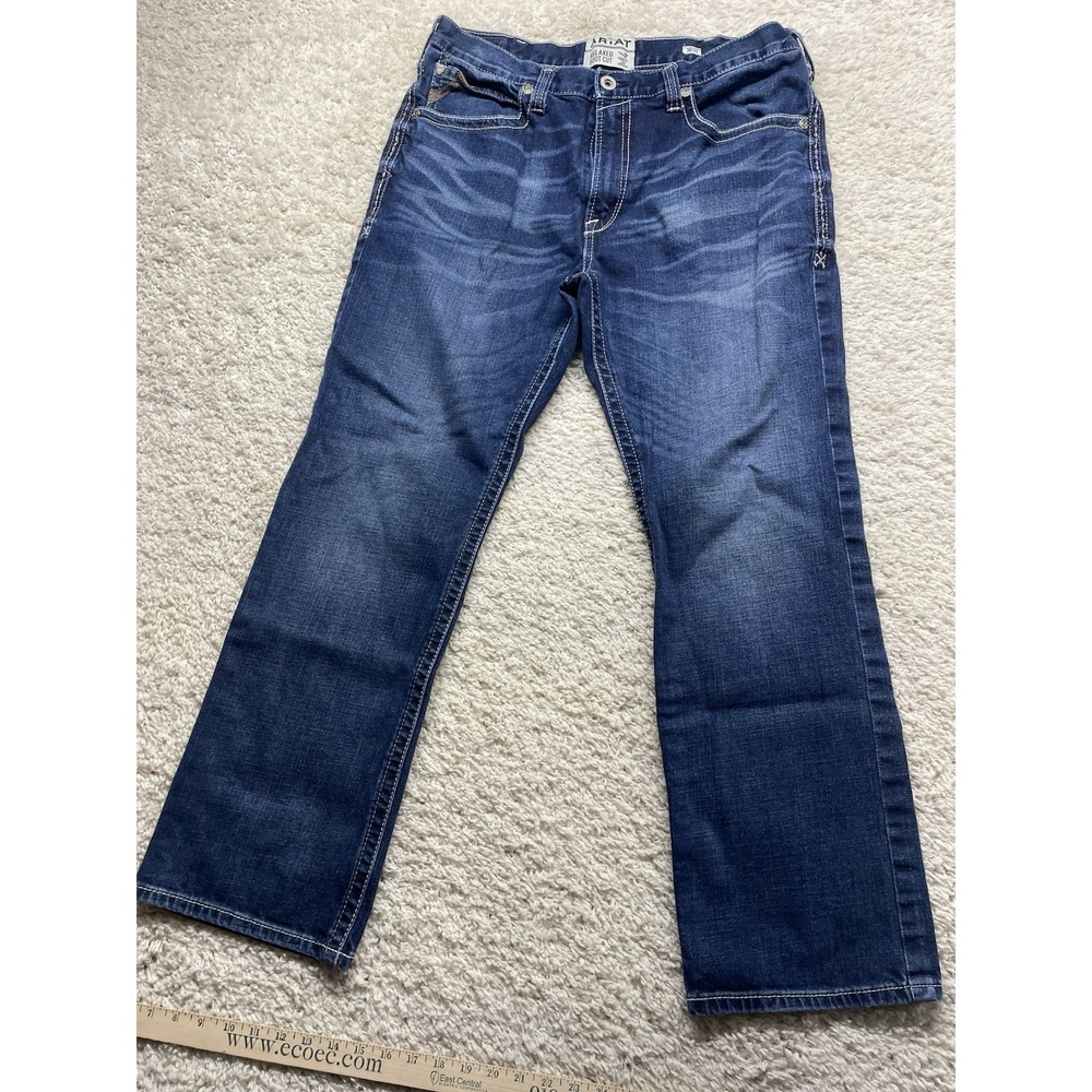 Ariat M4 Relaxed Bootcut Denim Jeans Men's 38x32 EUC